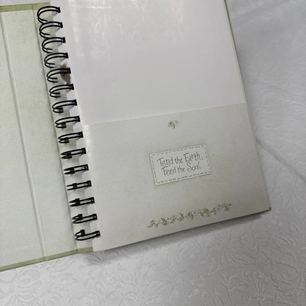Tend the Earth Feed the Soul Garden Hardcover Journal Organizer w/ Pockets